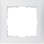Berker - Plaque de recouvrement 1 poste Berker S.1 blanc polaire, mat