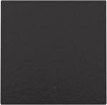 Niko Bakelite® piano black coated, Afwerkingsset met lens voor elektronische schakelaar of drukknop