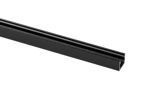 PROLUMIA - Aluminium profiel 2m zwart RAL 9005 mat Opbouw, 15mm, zwart