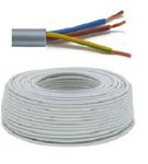 Câble flexible VTMB 3G0,75 (H05VV-F) - au mètre ou en rouleau - VTMB3G075GR - gris