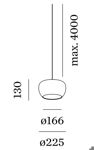 Wever & Ducré - Wetro Ceiling Susp 2.0 Led 1800-2850K Tw