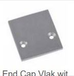 UNI-BRIGHT - END CAP VLAK VOOR ALU PROFIEL WIT