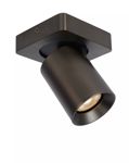 Lucide - NIGEL - Plafondspot - LED Dim to warm - GU10 - 1x5W 2200K/3000K - Zwart Staal