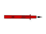 Velleman - Safety dual function test probe 4mm / red (prüf 2700)