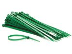 Velleman - Jeu de serre-câbles en nylon - 4.6 x 200 mm - vert (100 pcs)
