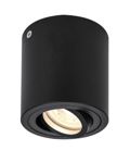 SLV LIGHTING - Plafonnier d’intérieur en saillie TRILEDO CL, QPAR51, noir, max. 10W