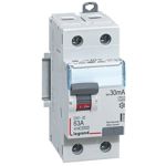 Legrand - Inter diff DX³ 2P 30mA 63A Type A - 2 modules