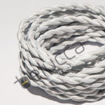 MEGAMAN - CABLE TWISTED 5M 2X0,75MM BLANC