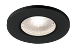 SLV LIGHTING - KAMUELA ECO LED, plaf. de sécurité, noir, LED 6,5W 4000K, 38°, variable, IP65