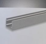 PROLUMIA - Aluminium profiel 3m mat satijn Opbouw, 15mm, geanodiseerd