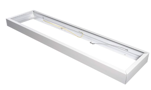 Teco - Cadre apparent Blanc pour dalle Led 30x120