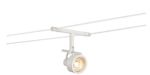 SLV LIGHTING - Luminaire sur câble SALUNA pour système de câble basse tension TENSEO, QR-C51, blanc