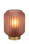 Lucide - SUENO - Lampe de table - Ø 13 cm - 1xE14 - Rose