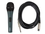 Velleman - Microphone dynamique noir avec mallette