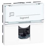 Legrand - RJ45 cat 6A UTP 2 mod blanc LCS² Mosaic couleur blanc