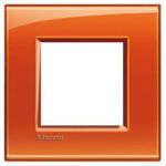 Bticino - LL-Plaque rectangul. 2 mod orange
