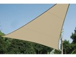 Velleman - Voile solaire perméable - triangle - 3.6 x 3.6 x 3.6 m - couleur : champagne