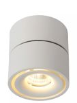 Lucide - YUMIKO - Spot plafond - Ø 7,8 cm - LED Dim. - 1x10W 2700K - Blanc