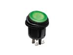 Velleman - Interrupteur à bascule illuminé - vert - 2p dpst / on-off, 12v