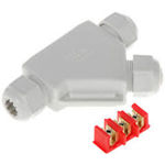 RAYTECH - Fred Y Grijs Ip68 Met Connector 3X4 Mm2 < 3X2,5 Mm2 (1/St)