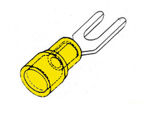 Velleman - Cosse à fourche 5.3mm - jaune