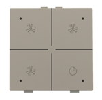 Commande de ventilation LED pour Niko Home Control, bronze