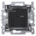 Niko, Interrupteur connecté double, 2 x 10 A (max. 16 A au total), 60 x 71 mm, fixation à griffes