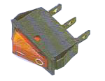 Elimex - KF-DS-2 Switch + lamp unipolar