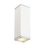 SLV LIGHTING - THEO UP/DOWN OUT GU10, APPLIQUE CARREE BLANCHE, MAX.