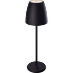 MEGAMAN - Garden lampe de table rechargable IP54 noir