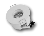 TECO - Adaptateur intégré Blanc circulaire D64 sans driver pour 1x Teco NAULA