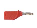 Velleman - Banana plug 4mm stackable - red