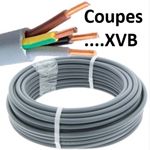 KABEL - Coupe 2 m Câble d'installation XVB - Cca 4 x 10 mm² - 2 Mètre