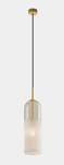 LEDS C4 - Pendant Glam 1 X E14 23 Gold Steel, Glass Gold, White