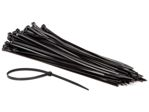 Velleman - Jeu de serre-câbles en nylon - 4.8 x 300 mm - noir (100 pcs)