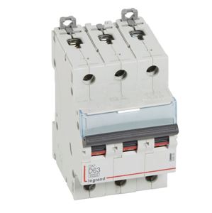 Legrand - Disj. DX³ 6000A/10kA 3P D63 400V 3 modules