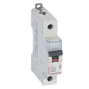 Legrand - Autom. DX³ 6000A/10kA 1P D25 400V 1 module