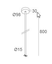 DELTA LIGHT - Oao - Central Rod Suspension 0,8M B