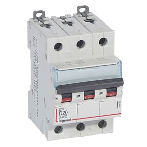 Legrand - Disj. DX³ 6000A/10kA 3P D20 400V 3 modules