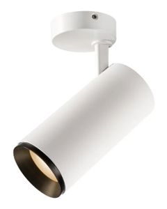 SLV LIGHTING - NUMINOS SPOT PHASE L, luminaire monté au plafond à LED indoor blanc / noir 2700 K 24 °