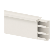 GGK - SL/T 20x70 plintgoot met tapijtren, creme wit (9001)