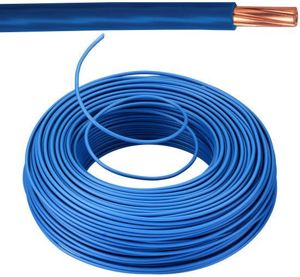 Câble VOB 10 mm² Eca - bleu (H07V-R) - VOB10BL