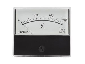 Velleman - Voltmètre analogique de tableau 300v ca / 70 x 60mm