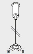 DELTA LIGHT - Soli - Cable Suspension Single 3M B