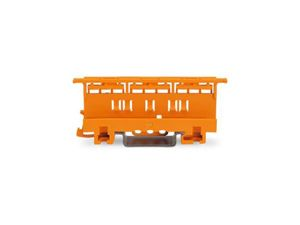 Velleman - Adaptateur de fixation - série 221 - 6 mm² - pour montage sur rail 35/montage par vis - orange