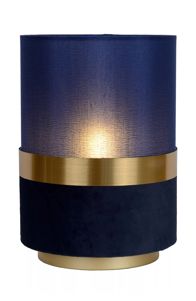 Lucide - EXTRAVAGANZA TUSSE - Tafellamp - Ø 15 cm - 1xE14 - Blauw