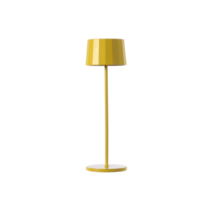 DE HENNIN - TWIGGY Yellow Table lamp 2,2W rechargeable via micro USB, 9 h of autonomy, dimmable and IP65