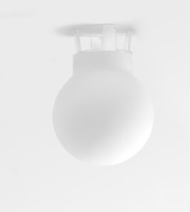 MODULAR - Placebo glass ball down (Ø155mm) white matt