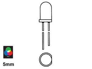 Velleman - Led economique 5mm - jaune diffusant - 15mcd