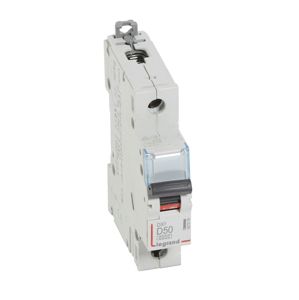 Legrand - Disj. DX³ 6000A/10kA 1P D50 400V 1 module